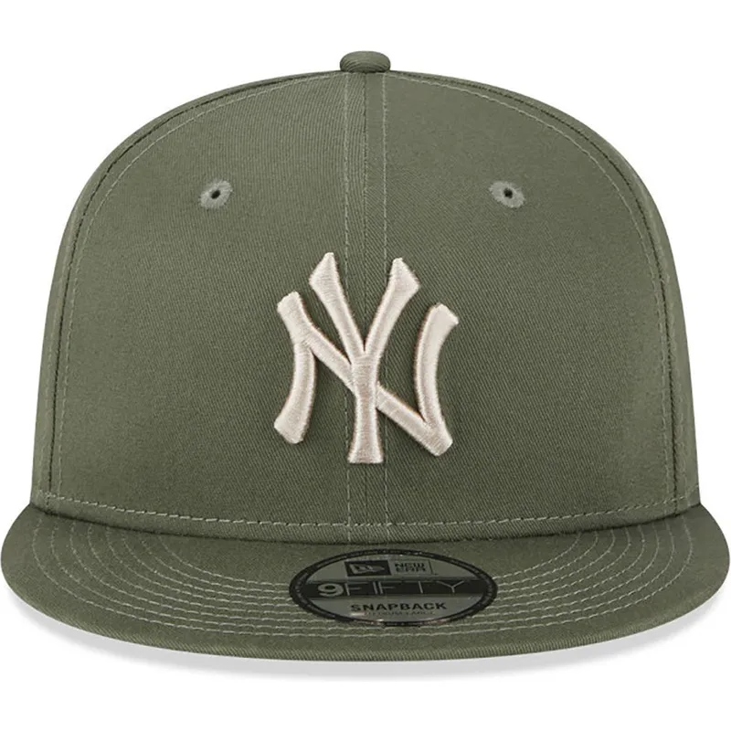 lippikset-littea-vihrea-snapback-9fifty-league-essential-new-york-yankees-mlb-new-era