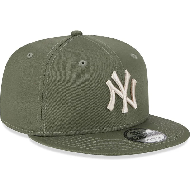 lippikset-littea-vihrea-snapback-9fifty-league-essential-new-york-yankees-mlb-new-era