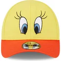 lippikset-kaareva-keltainen-saadettava-nauha-lapsille-9forty-piolin-looney-tunes-new-era
