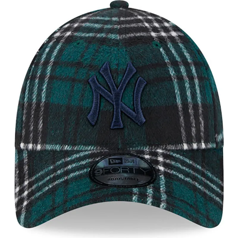 lippikset-kaareva-vihrea-saadettava-nauha-9forty-check-new-york-yankees-mlb-new-era lippikset-kaareva-vihrea-saadettava-nauha-9forty-check-new-york-yankees-mlb-new-era
