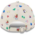 lippikset-kaareva-beige-saadettava-nauha-lapsille-9forty-festive-new-york-yankees-mlb-new-era