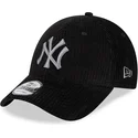 lippikset-kaareva-musta-saadettava-nauha-9forty-wide-cord-new-york-yankees-mlb-new-era