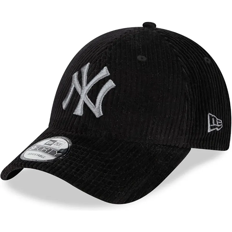 lippikset-kaareva-musta-saadettava-nauha-9forty-wide-cord-new-york-yankees-mlb-new-era