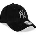 lippikset-kaareva-musta-saadettava-nauha-9forty-wide-cord-new-york-yankees-mlb-new-era