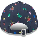 lippikset-kaareva-laivastonsininen-saadettava-nauha-lapsille-9forty-festive-new-york-yankees-mlb-new-era
