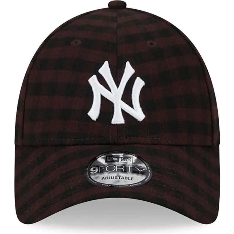 lippikset-kaareva-ruskea-saadettava-nauha-9forty-flannel-new-york-yankees-mlb-new-era lippikset-kaareva-ruskea-saadettava-nauha-9forty-flannel-new-york-yankees-mlb-new-era