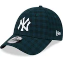lippikset-kaareva-vihrea-saadettava-nauha-9forty-flannel-new-york-yankees-mlb-new-era