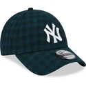lippikset-kaareva-vihrea-saadettava-nauha-9forty-flannel-new-york-yankees-mlb-new-era