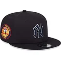 new-era-flat-brim-navy-blue-logo-9fifty-side-patch-script-new-york-yankees-mlb-navy-blue-snapback-cap