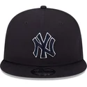 new-era-flat-brim-navy-blue-logo-9fifty-side-patch-script-new-york-yankees-mlb-navy-blue-snapback-cap