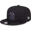 lippikset-littea-laivastonsininen-snapback-9fifty-side-patch-script-new-york-yankees-mlb-new-era
