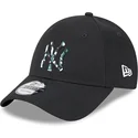 lippikset-kaareva-musta-saadettava-nauha-9forty-seasonal-infill-new-york-yankees-mlb-new-era