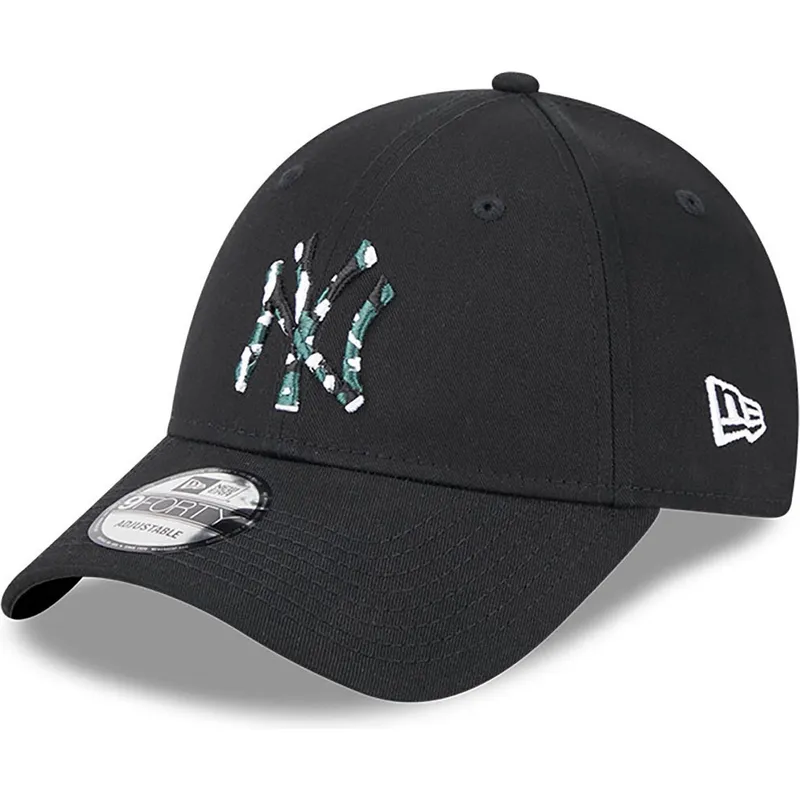 lippikset-kaareva-musta-saadettava-nauha-9forty-seasonal-infill-new-york-yankees-mlb-new-era