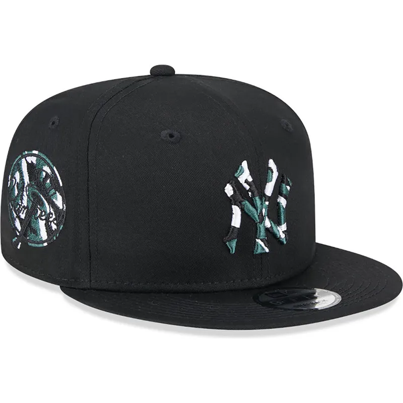 lippikset-littea-musta-snapback-9fifty-seasonal-infill-new-york-yankees-mlb-new-era