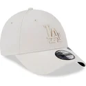 lippikset-kaareva-beige-saadettava-nauha-9forty-repreve-outline-los-angeles-dodgers-mlb-new-era