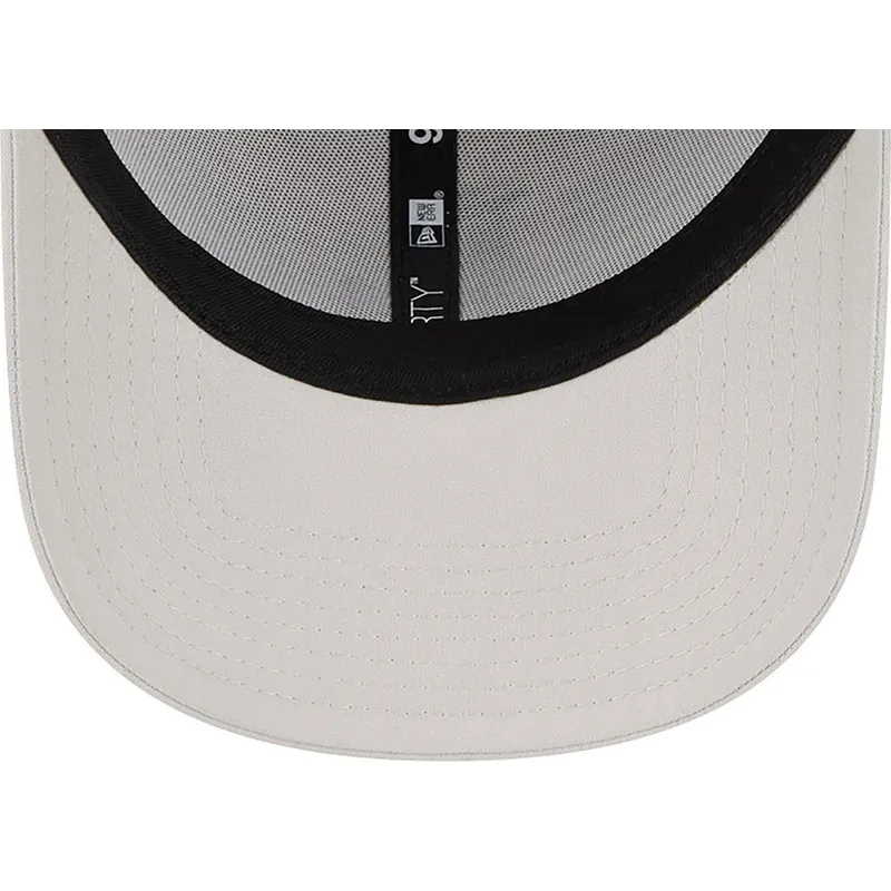 lippikset-kaareva-beige-saadettava-nauha-9forty-repreve-outline-los-angeles-dodgers-mlb-new-era