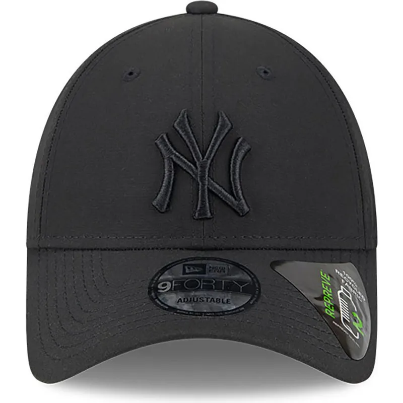 lippikset-kaareva-musta-saadettava-nauha-9forty-repreve-outline-new-york-yankees-mlb-new-era