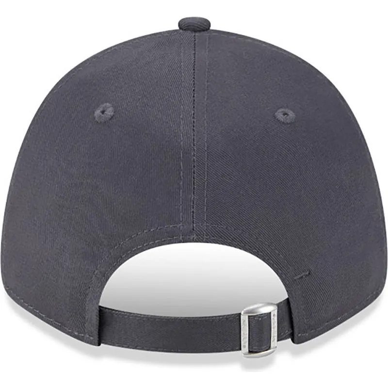 lippikset-kaareva-harmaa-saadettava-nauha-9forty-metallic-new-york-yankees-mlb-new-era