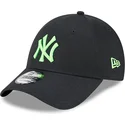 lippikset-kaareva-musta-saadettava-nauha-9forty-neon-new-york-yankees-mlb-new-era