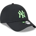 lippikset-kaareva-musta-saadettava-nauha-9forty-neon-new-york-yankees-mlb-new-era