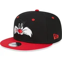 lippikset-littea-musta-snapback-9fifty-silvestre-looney-tunes-new-era