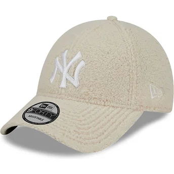lippikset-kaareva-beige-saadettava-nauha-9forty-teddy-new-york-yankees-mlb-new-era