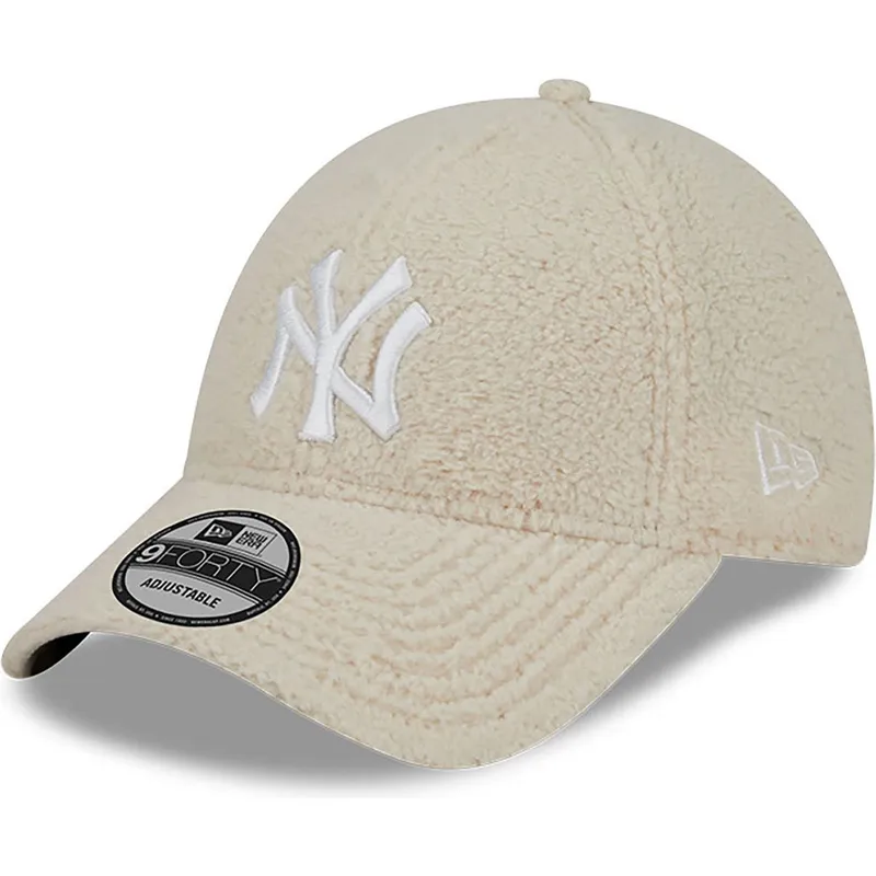 lippikset-kaareva-beige-saadettava-nauha-9forty-teddy-new-york-yankees-mlb-new-era lippikset-kaareva-beige-saadettava-nauha-9forty-teddy-new-york-yankees-mlb-new-era