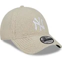 lippikset-kaareva-beige-saadettava-nauha-9forty-teddy-new-york-yankees-mlb-new-era