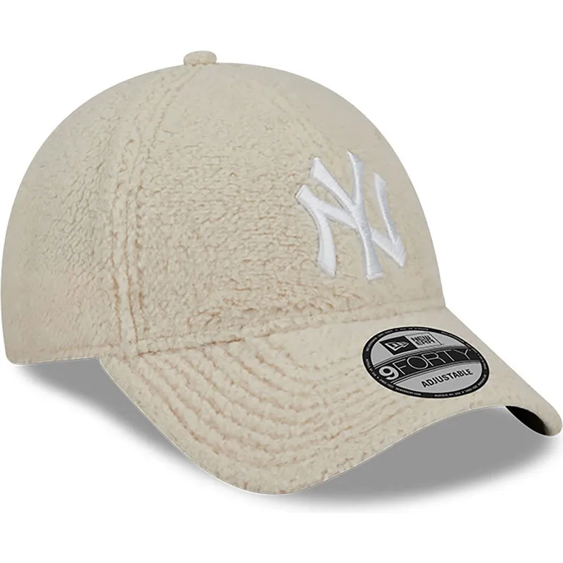 lippikset-kaareva-beige-saadettava-nauha-9forty-teddy-new-york-yankees-mlb-new-era lippikset-kaareva-beige-saadettava-nauha-9forty-teddy-new-york-yankees-mlb-new-era