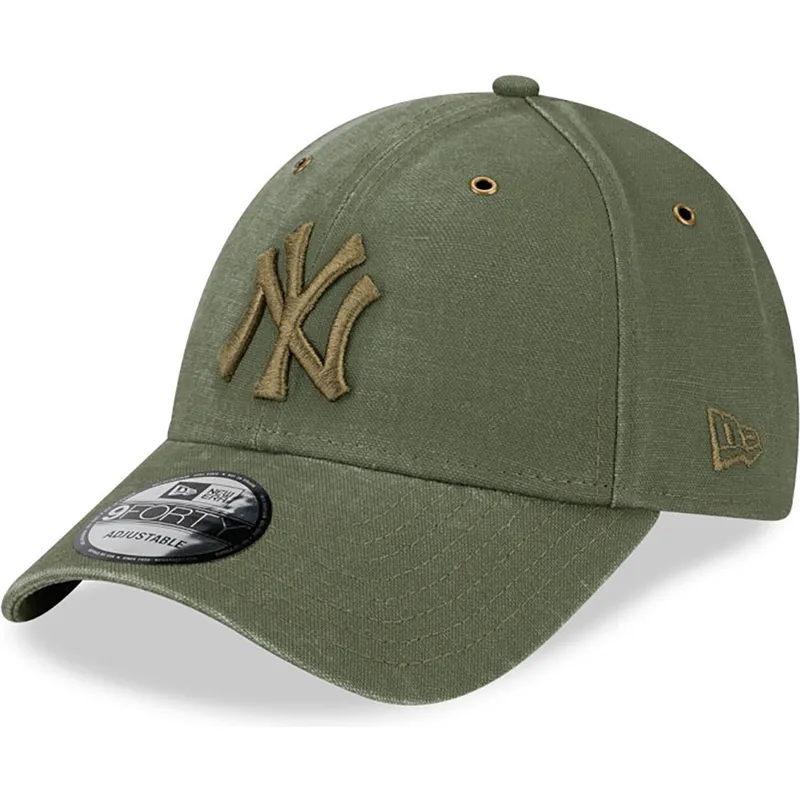 lippikset-kaareva-vihrea-saadettava-nauha-9forty-washed-canvas-new-york-yankees-mlb-new-era lippikset-kaareva-vihrea-saadettava-nauha-9forty-washed-canvas-new-york-yankees-mlb-new-era