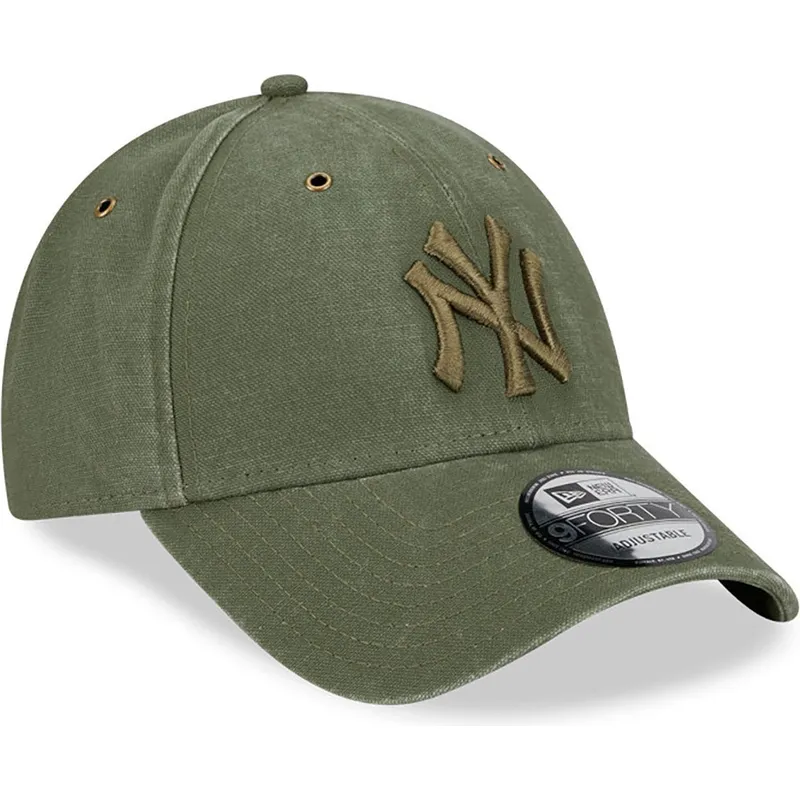 lippikset-kaareva-vihrea-saadettava-nauha-9forty-washed-canvas-new-york-yankees-mlb-new-era lippikset-kaareva-vihrea-saadettava-nauha-9forty-washed-canvas-new-york-yankees-mlb-new-era