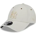 lippikset-kaareva-beige-saadettava-nauha-9forty-washed-canvas-new-york-yankees-mlb-new-era