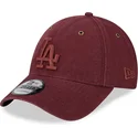 lippikset-kaareva-punainen-saadettava-nauha-9forty-washed-canvas-los-angeles-dodgers-mlb-new-era