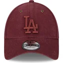 lippikset-kaareva-punainen-saadettava-nauha-9forty-washed-canvas-los-angeles-dodgers-mlb-new-era