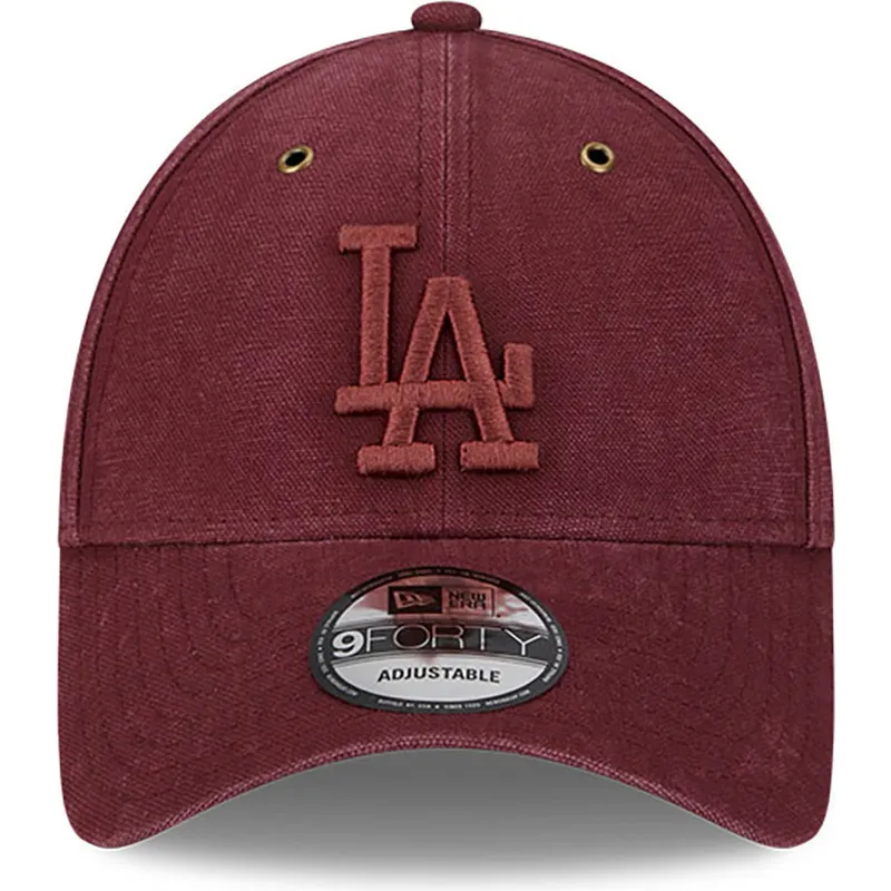 lippikset-kaareva-punainen-saadettava-nauha-9forty-washed-canvas-los-angeles-dodgers-mlb-new-era