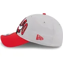 lippikset-kaareva-harmaa-saadettava-nauha-9twenty-tip-off-2023-chicago-bulls-nba-new-era