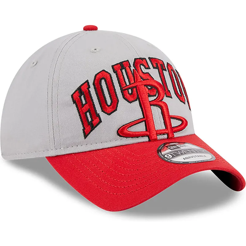 cap-kaareva-gray-adjustable-strap-9twenty-tip-off-2023-houston-rockets-nba-new-era
