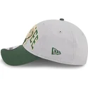 lippikset-kaareva-harmaa-saadettava-nauha-9twenty-tip-off-2023-milwaukee-bucks-nba-new-era