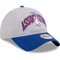 cap-kaareva-gray-adjustable-strap-9twenty-tip-off-2023-nba-new-era