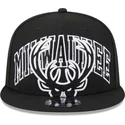 lippikset-littea-musta-snapback-9fifty-tip-off-2023-milwaukee-bucks-nba-new-era