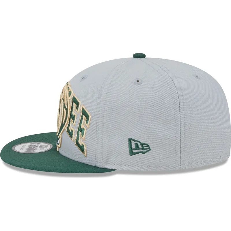 lippikset-littea-harmaa-snapback-9fifty-tip-off-2023-milwaukee-bucks-nba-new-era