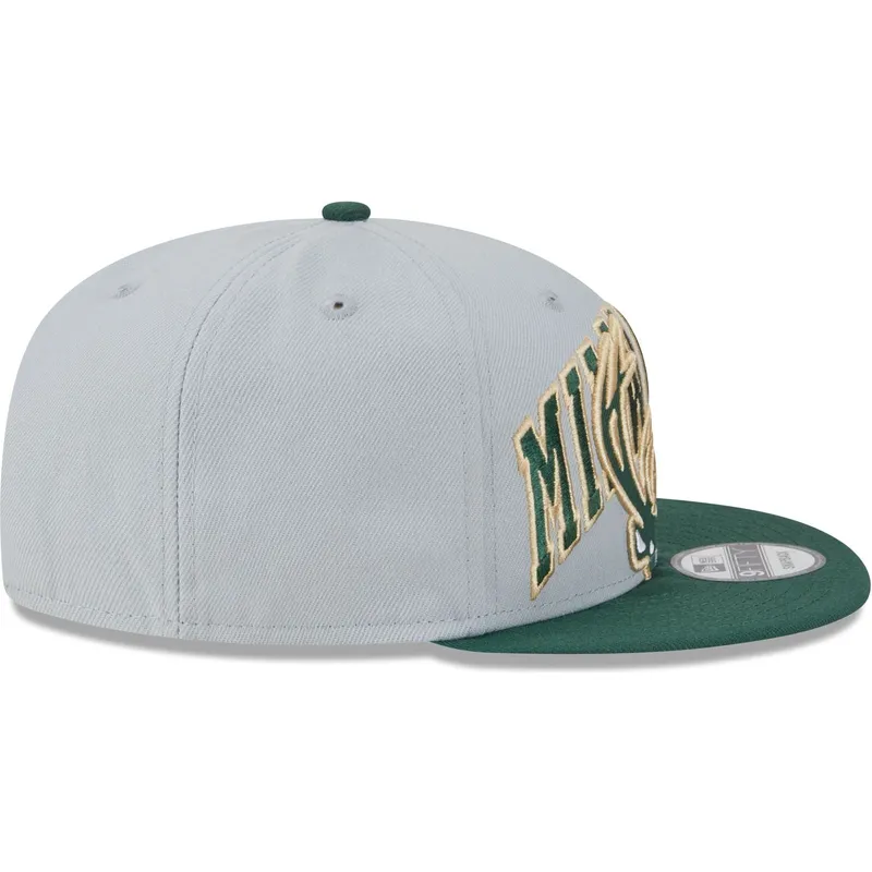 lippikset-littea-harmaa-snapback-9fifty-tip-off-2023-milwaukee-bucks-nba-new-era
