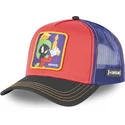 lippikset-kaareva-rekka-punainen-snapback-loo7-ma2-marvin-marsilainen-looney-tunes-capslab
