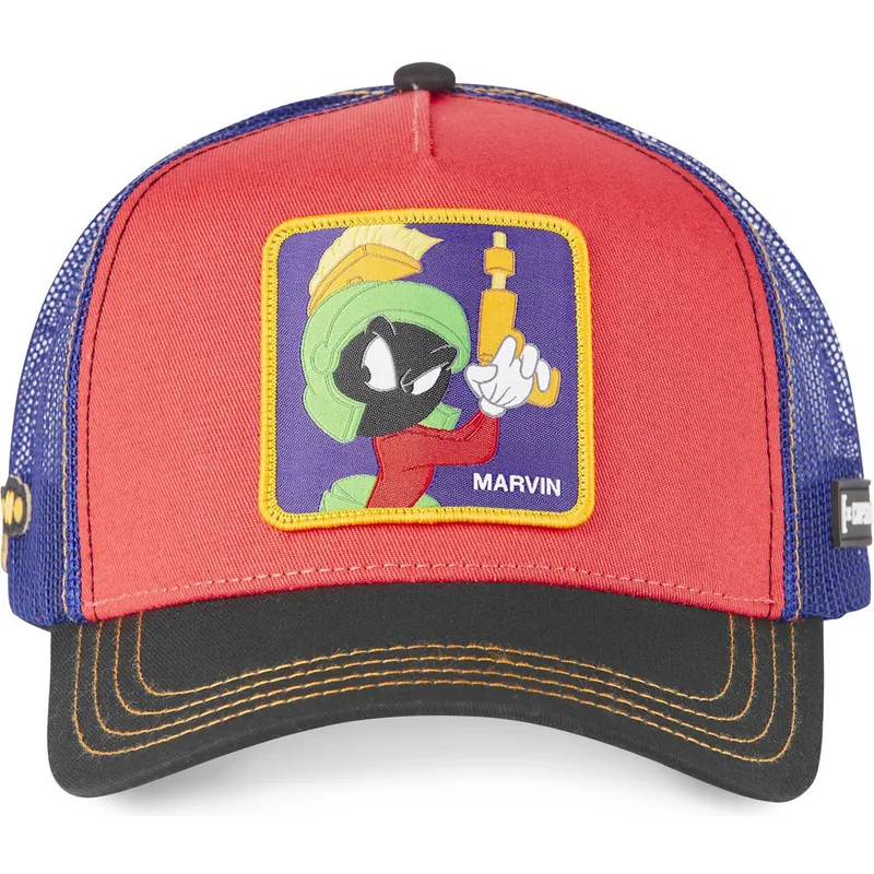 lippikset-kaareva-rekka-punainen-snapback-loo7-ma2-marvin-marsilainen-looney-tunes-capslab