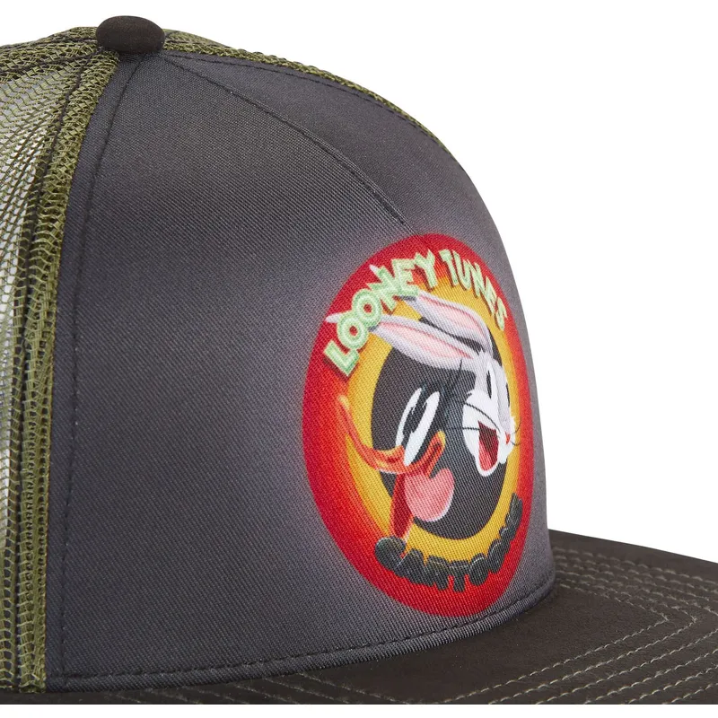 lippikset-littea-rekka-harmaa-snapback-loo8-rin-bugs-bunny-ja-akku-ankka-looney-tunes-capslab