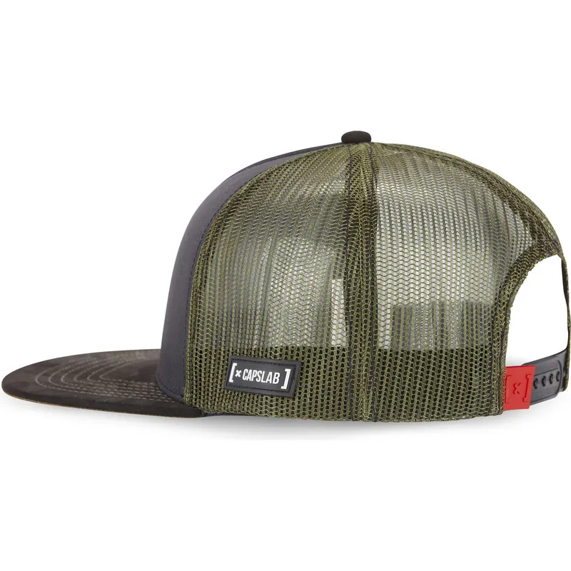 lippikset-littea-rekka-harmaa-snapback-loo8-rin-bugs-bunny-ja-akku-ankka-looney-tunes-capslab
