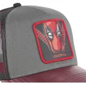 capslab-deadpool-mar6-dea2-marvel-comics-grey-and-maroon-trucker-hat