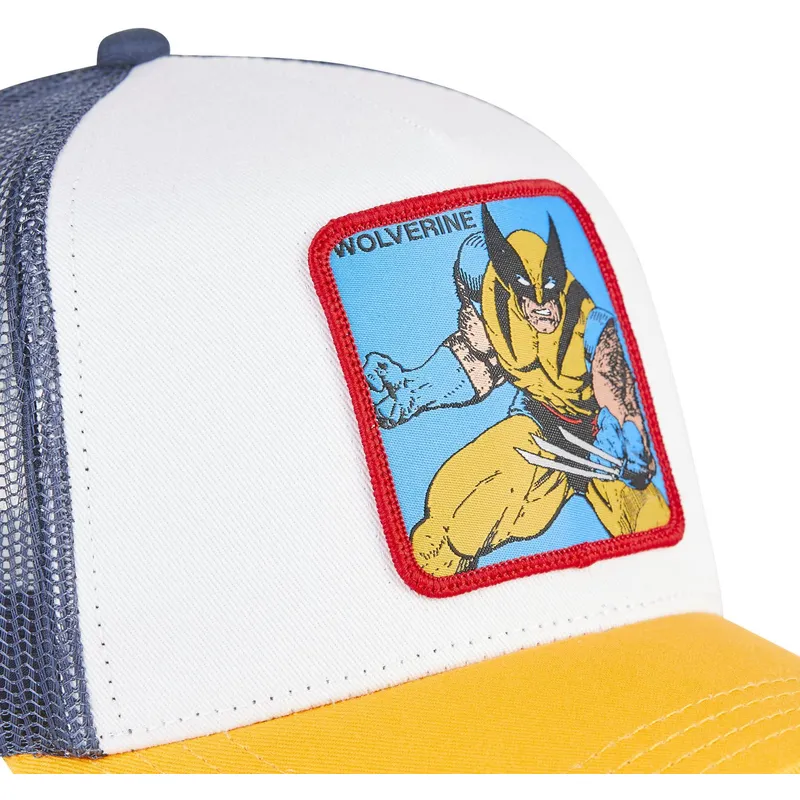 lippikset-kaareva-rekka-valkoinen-snapback-wol-wolverine-marvel-comics-capslab