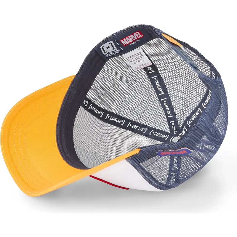 lippikset-kaareva-rekka-valkoinen-snapback-wol-wolverine-marvel-comics-capslab
