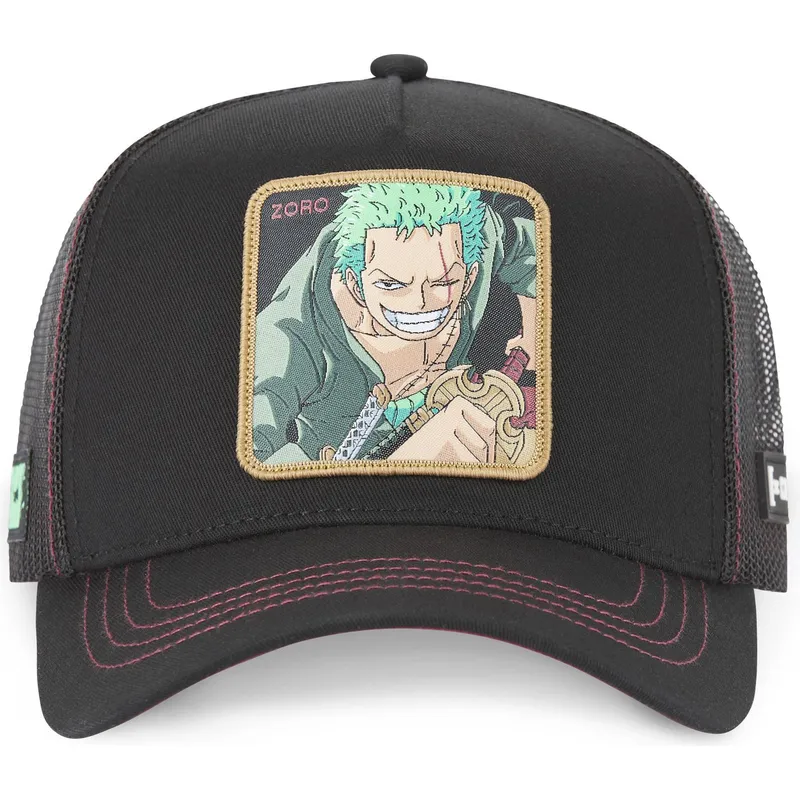 lippikset-kaareva-rekka-musta-snapback-op2-zor1-roronoa-zoro-one-piece-capslab lippikset-kaareva-rekka-musta-snapback-op2-zor1-roronoa-zoro-one-piece-capslab